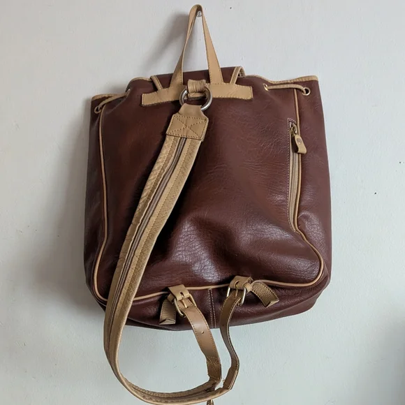 Vintage ACE JAPAN Leather Backpack - Picture 8 of 15